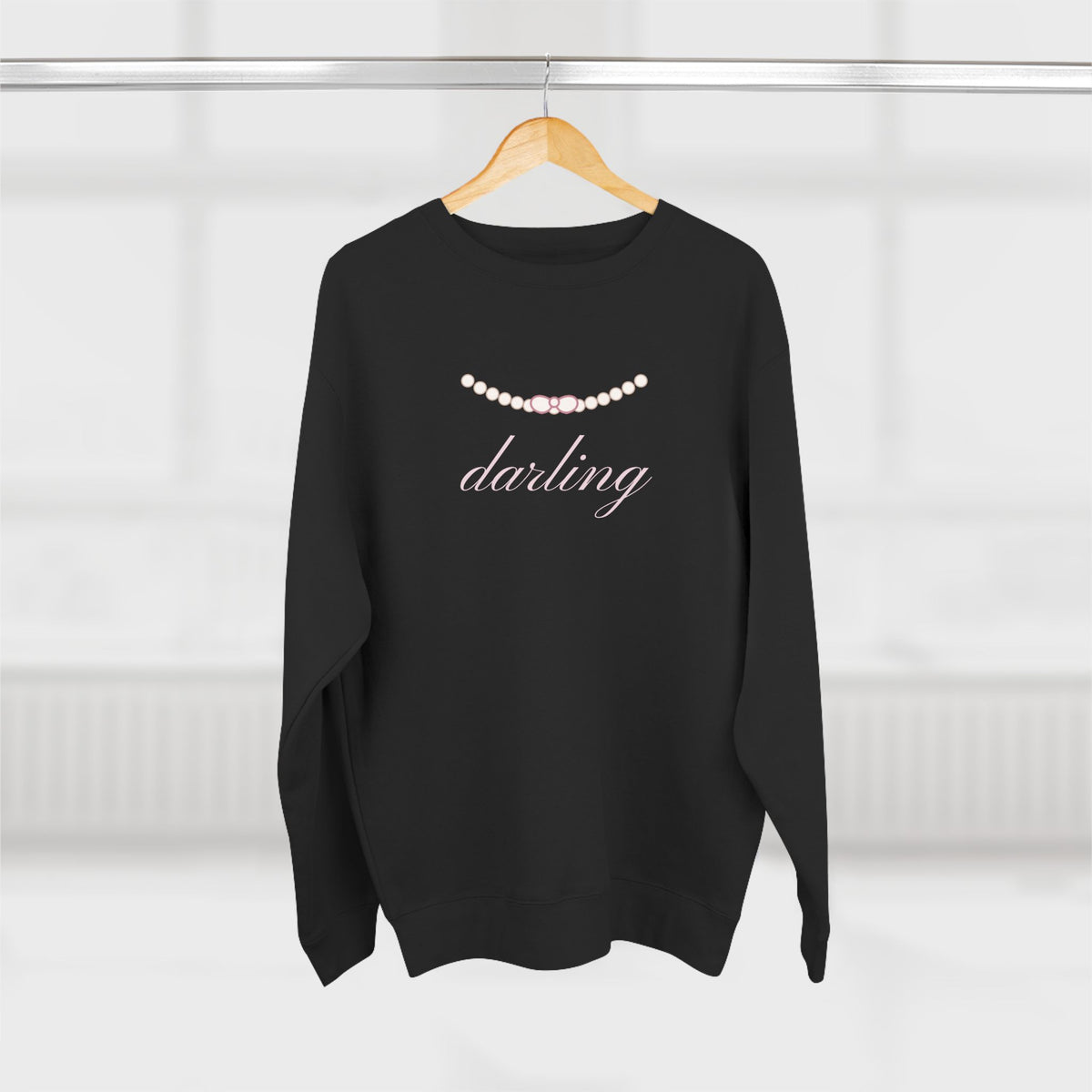 Darling Pearl Bow Crewneck Sweatshirt | Women's Cute Luxury Sweatshirt