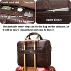 Men's briefcase handbag by Plush Fashion Hub, featuring sleek design, sturdy handles, and professional style for business use.
