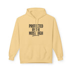 Wear Your Worship Psalm 91 hoodie featuring an inspirational "Protected By The Most High" design on a comfortable pullover.