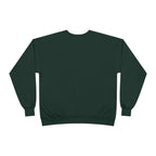 Gold script Jesus Crown crewneck sweatshirt by Wear Your Worship, featuring inspirational design on soft apparel.