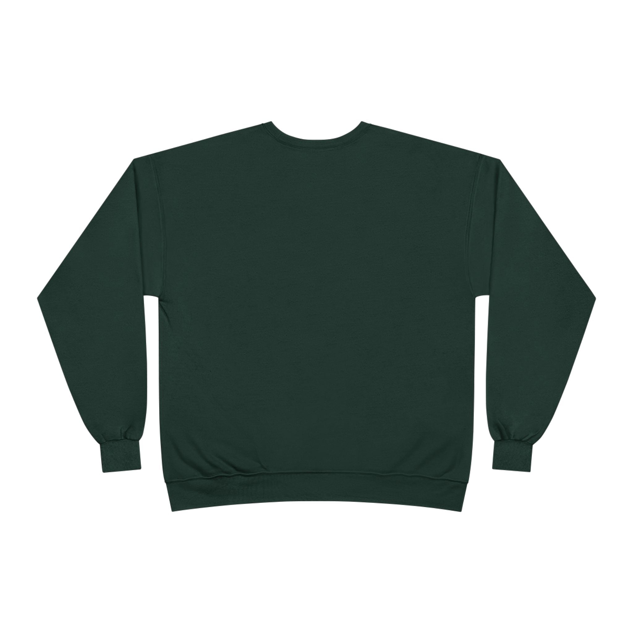 Gold script Jesus Crown crewneck sweatshirt by Wear Your Worship, featuring inspirational design on soft apparel.