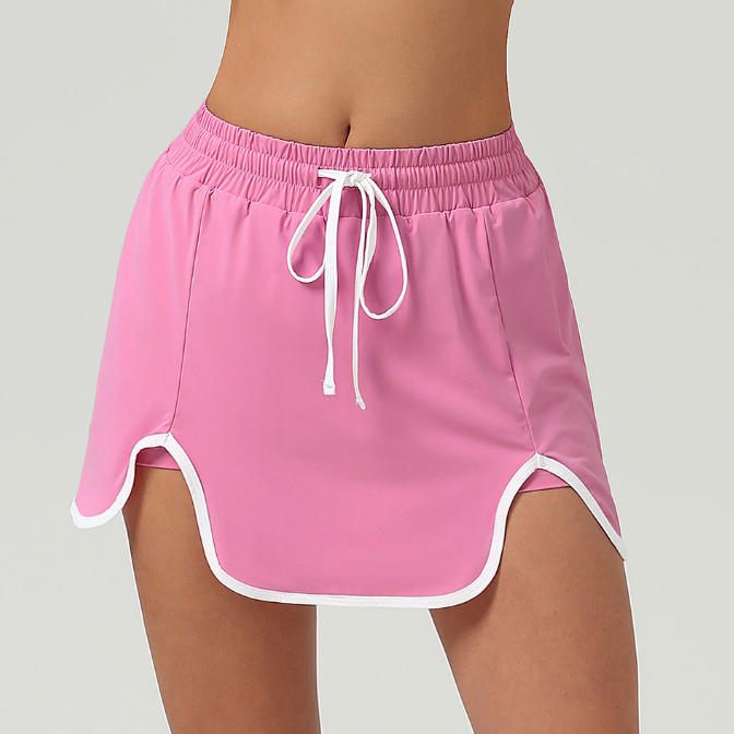 Bella Mia summer quick-dry casual sports skirt, cool mini tennis and golf skirt for running and fitness activities.