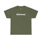 Christian T-shirt by Wear Your Worship featuring faith-based graphic design and back label detail on a casual tee.