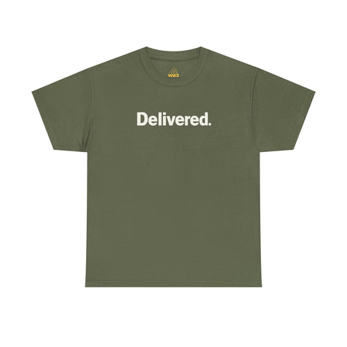 Christian T-shirt by Wear Your Worship featuring faith-based graphic design and back label detail on a casual tee.