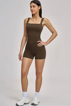 Fitglutes Activewear Swoon Tank Top and Shorts 2-piece set, gymwear with sleeveless tank and matching athletic shorts for workouts