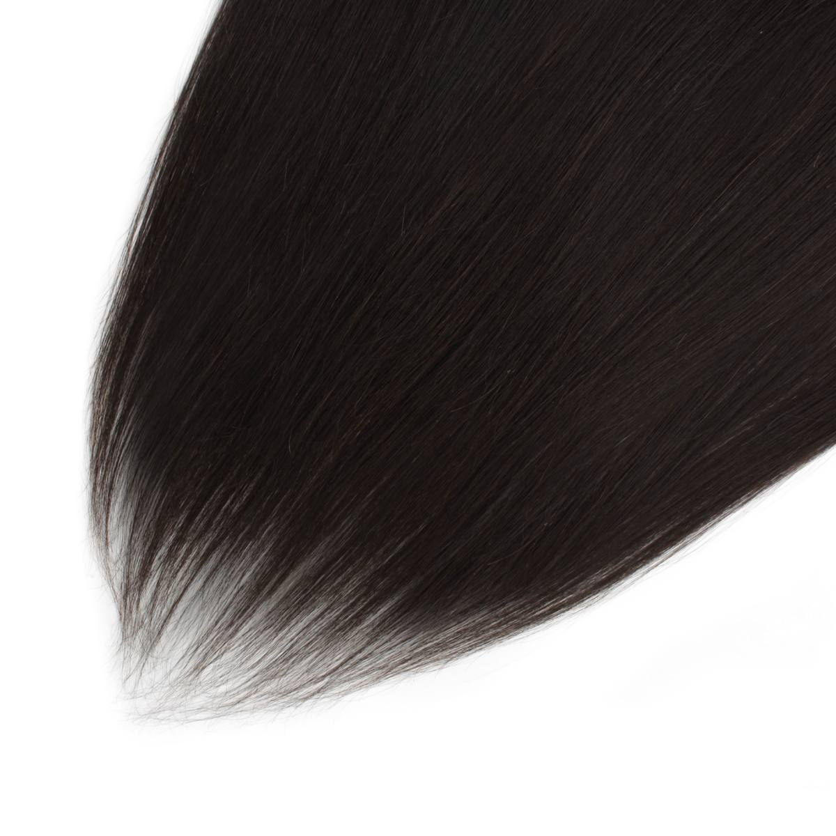 Malaysian Straight 13x4 Transparent Lace Human Hair Frontal - Plush Fashion Hub