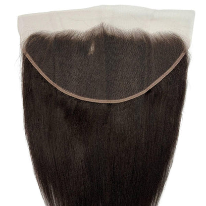 Yaki Straight 13x6 HD Lace Human Hair Frontal - Plush Fashion Hub