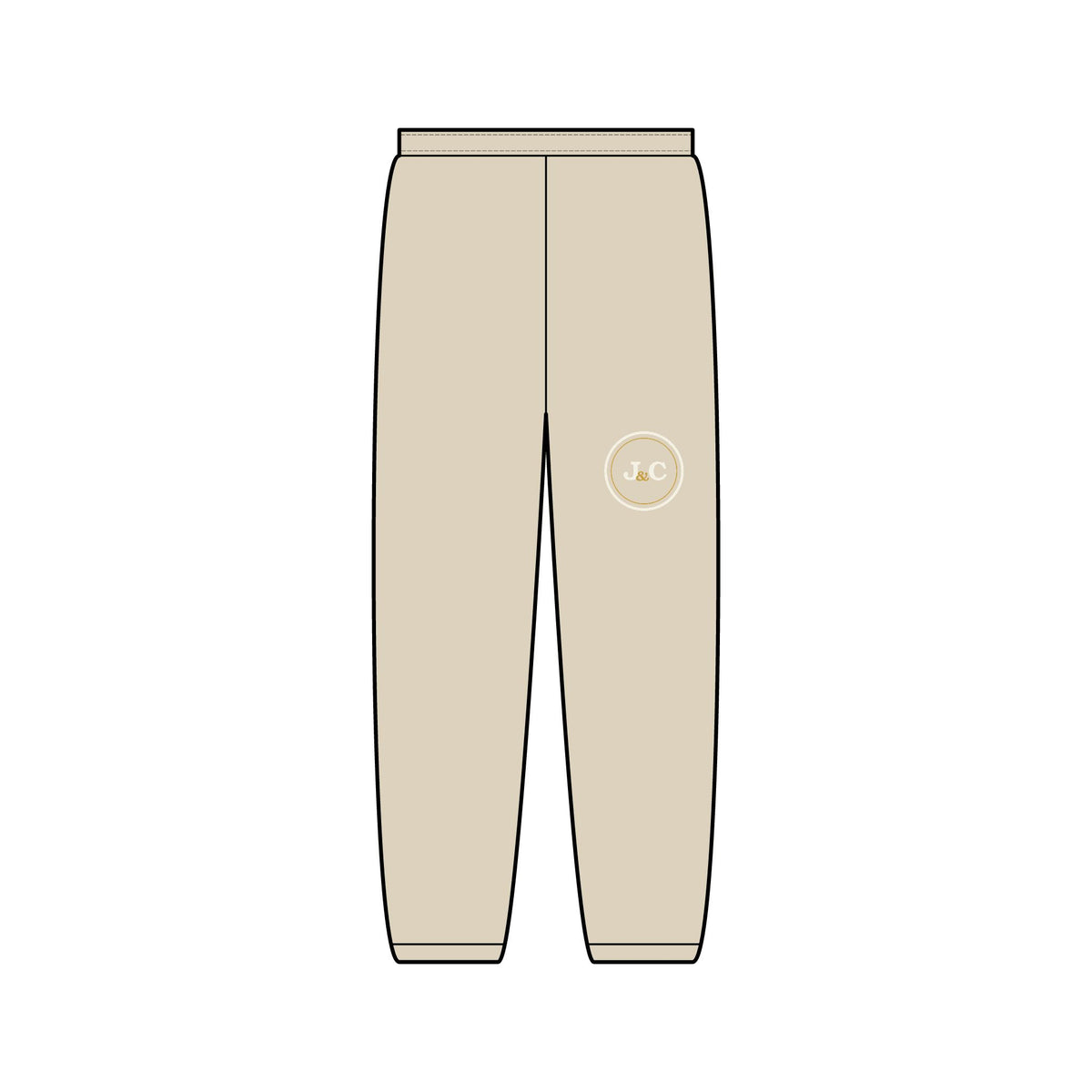 JC Logo Black Sweatpants