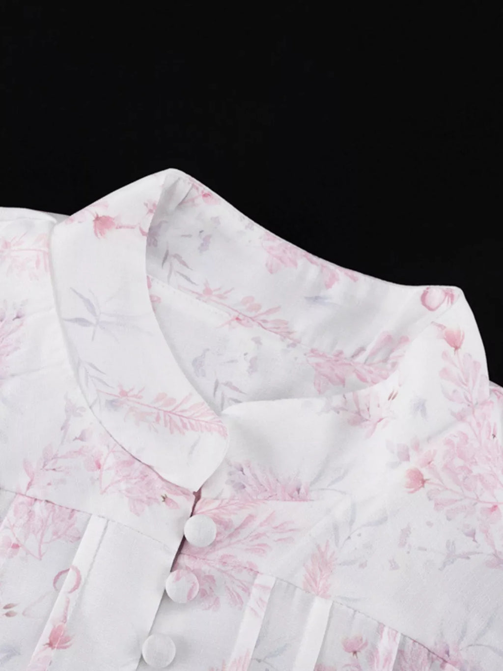 Floral print layered ruffle dress by Shopimist featuring a flowy silhouette and vibrant flower pattern.
