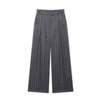 Women’s spring lace-up blazer and casual trousers two-piece set by Bella Mia, stylish and comfortable for everyday wear.