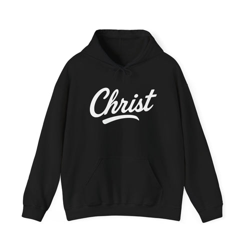 Unisex Christ hoodie by Wear Your Worship featuring an inspirational graphic design on a comfortable pullover.