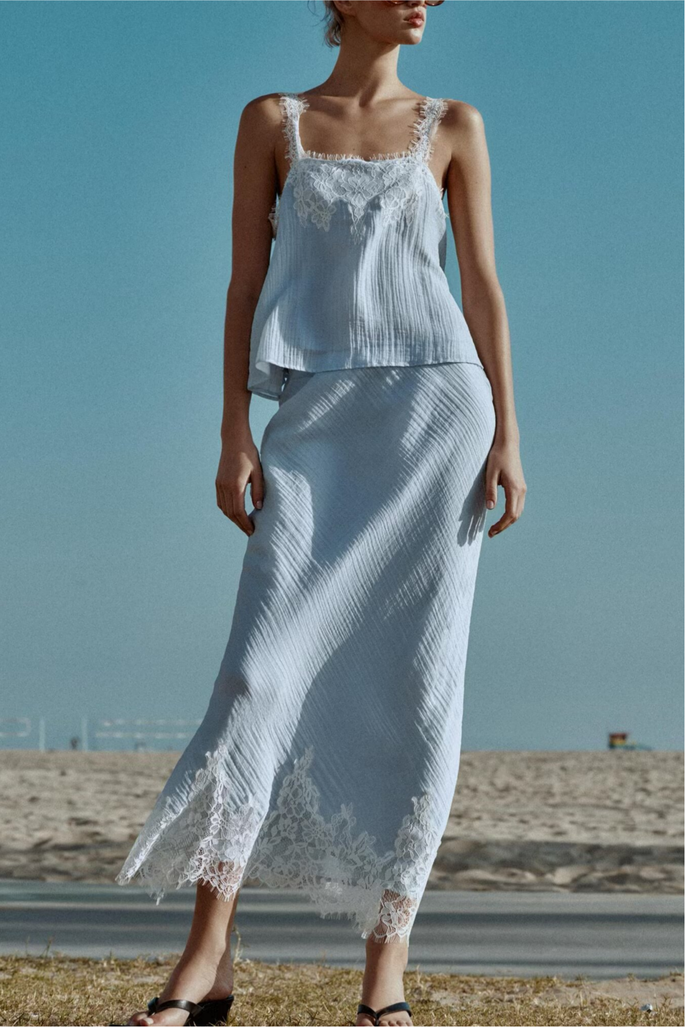 Women’s lace short top and midi skirt set by Plush Fashion Hub, featuring stylish Western-inspired lace clothing ensemble.
