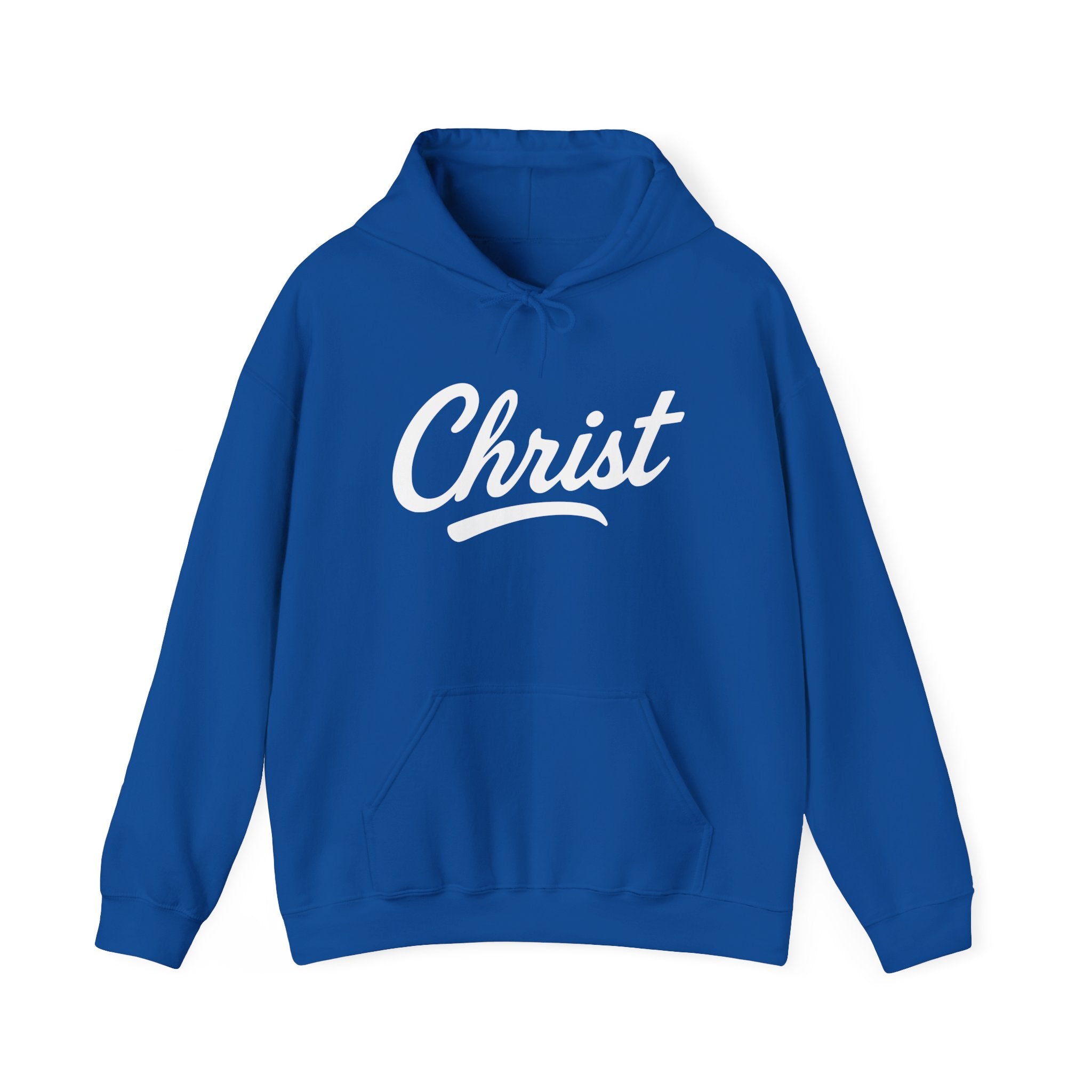 Unisex Christ graphic hoodie by Wear Your Worship, featuring inspirational Christian design on a comfortable pullover.