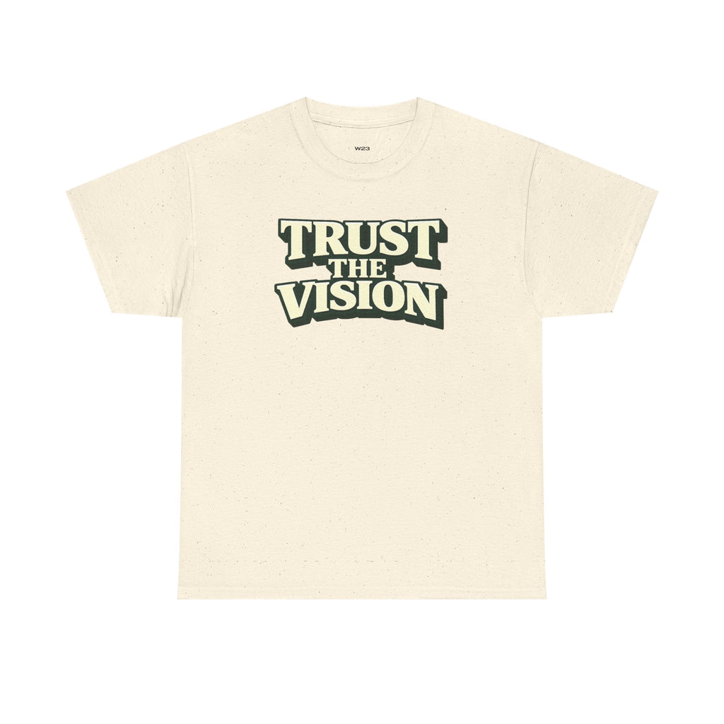 Wear Your Worship Trust The Vision T-Shirt, premium cotton graphic tee with purpose-driven design, in classic style.