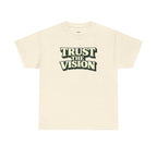 Wear Your Worship Trust The Vision T-Shirt, premium cotton graphic tee with purpose-driven design, in classic style.