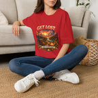 Unisex Softstyle T-Shirt by Printify, showing a comfortable fit and soft fabric in a casual style.