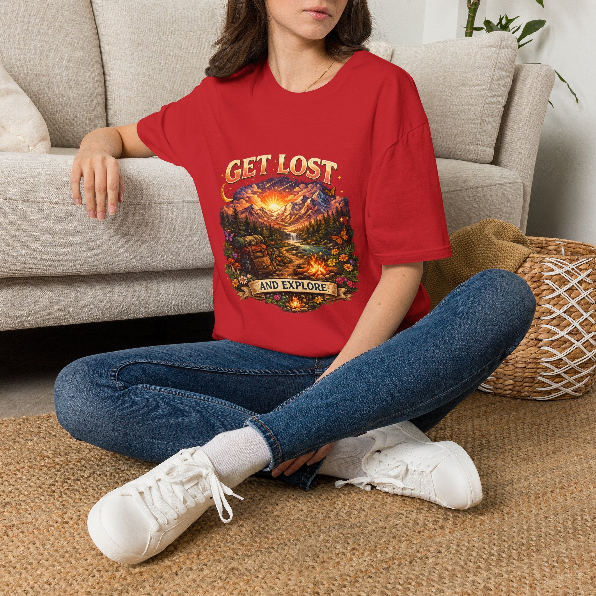 Unisex Softstyle T-Shirt by Printify, showing a comfortable fit and soft fabric in a casual style.