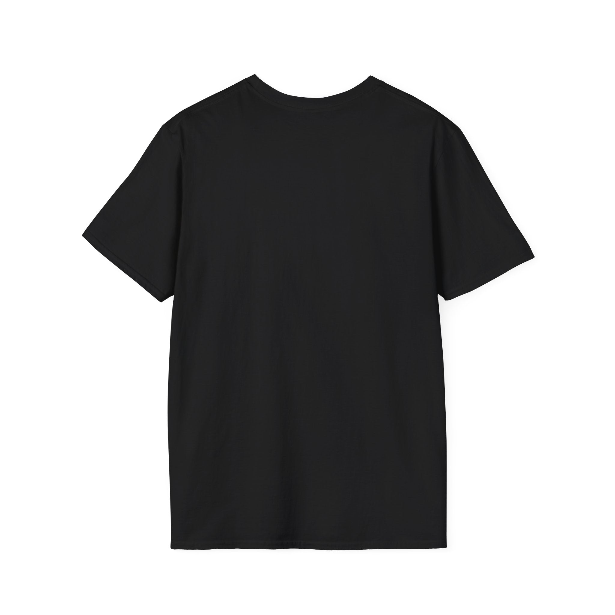 Unisex softstyle T-shirt from Printify with a crew neckline, short sleeves, and a comfortable fit, displayed flat on a white background.
