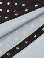 Polka dot mini dress with cut-out front by Shopimist, featuring a stylish and feminine design perfect for summer or casual wear.
