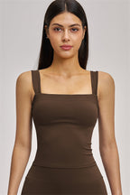 Fitglutes activewear Swoon Tank Top and shorts 2-piece set, stylish gymwear for workout and sports activities.