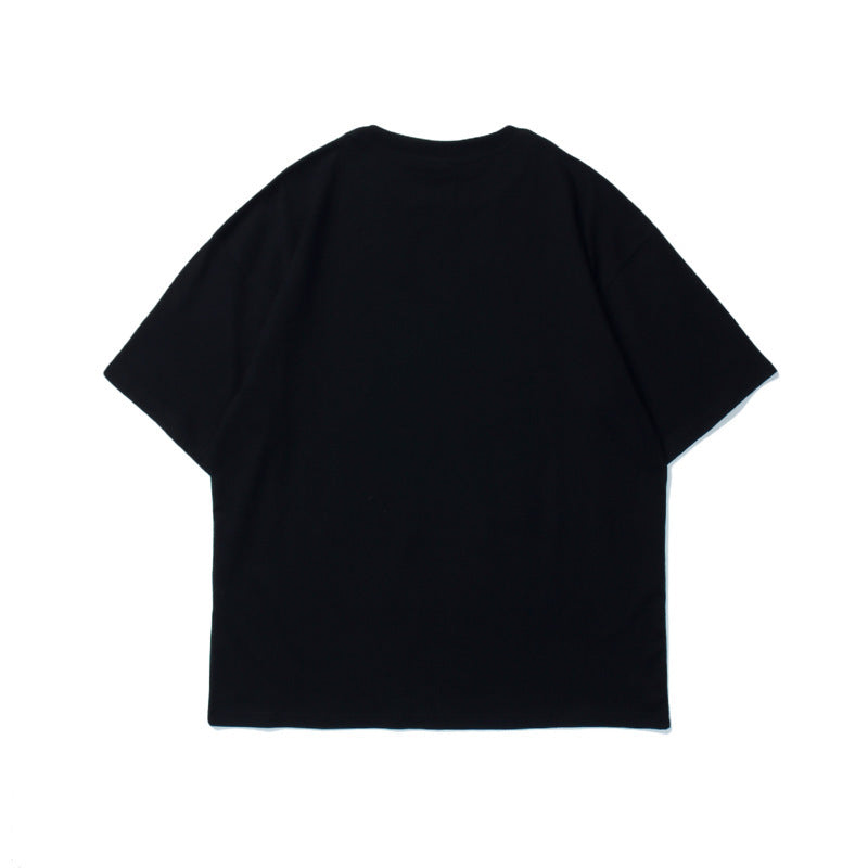 Urban Edge printed streetwear T-shirt by FitiqueFit featuring European and American style design, casual and trendy look.