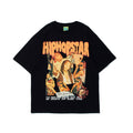 Urban Edge printed T-shirt by FitiqueFit featuring European and American streetwear style in bold graphic design.