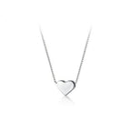 Heart-shaped clavicle chain necklace by LadyShow.Store, simple and stylish jewelry accessory for women.