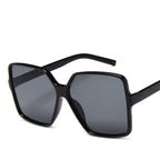 Vintage big frame sunglasses by FitiqueFit with UV400 protection, stylish fashion shades for a bold look.