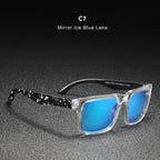 Colorful round sports sunglasses for women and men, featuring stylish eyeWear design by Plush Fashion Hub with vibrant frames.