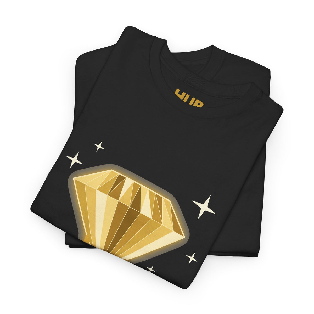 Pressure Makes Diamonds Tee – Black & Gold Streetwear