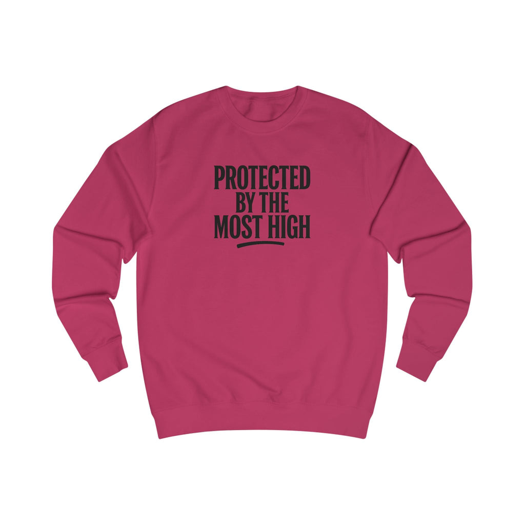 Wear Your Worship Psalm 91 sweatshirt featuring inspirational "Protected By The Most High" crewneck in cozy apparel style.