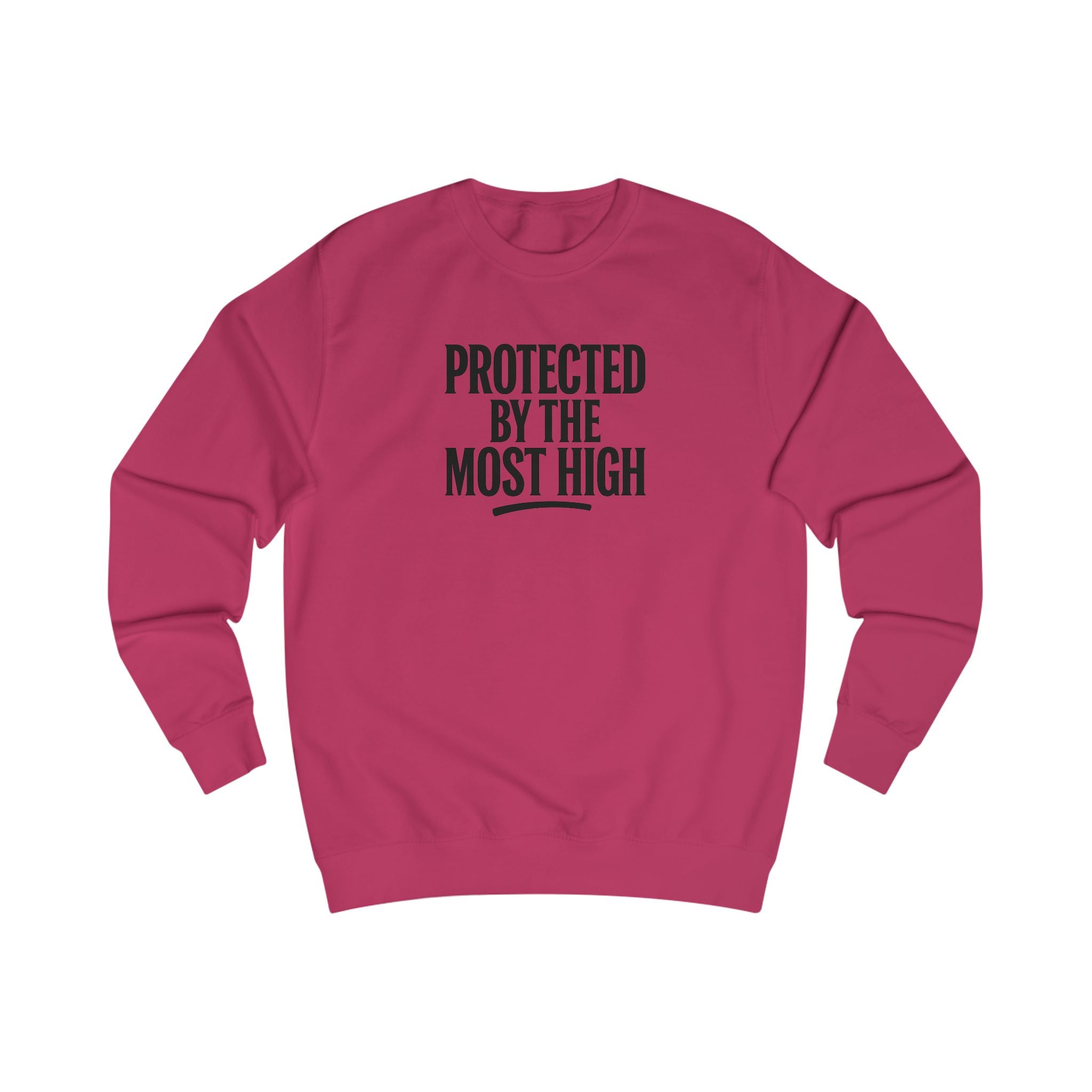Wear Your Worship Psalm 91 sweatshirt featuring inspirational "Protected By The Most High" crewneck in cozy apparel style.