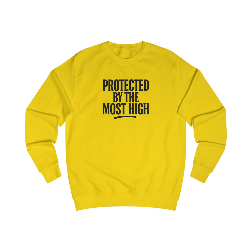 Wear Your Worship Psalm 91 sweatshirt featuring inspirational "Protected By The Most High" crewneck, soft and comfortable apparel.