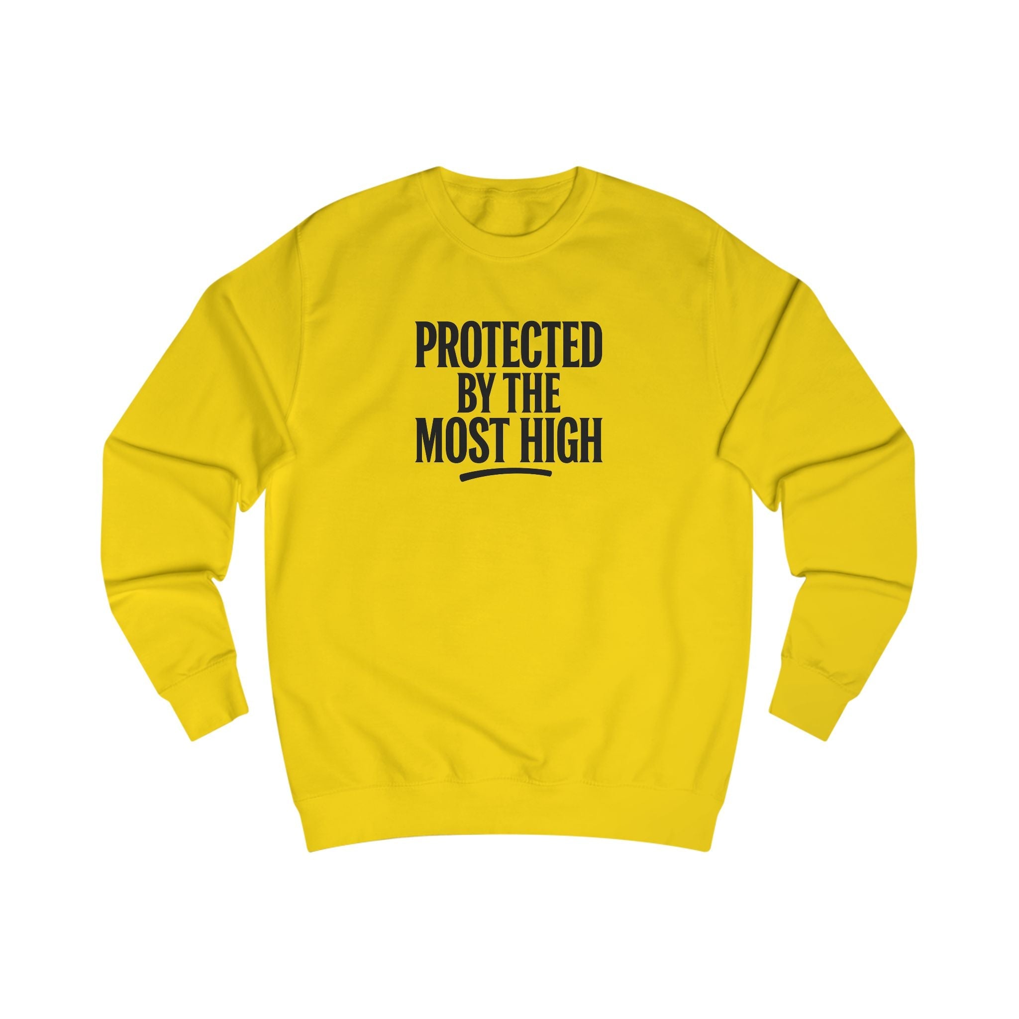 Wear Your Worship Psalm 91 sweatshirt featuring inspirational "Protected By The Most High" crewneck, soft and comfortable apparel.