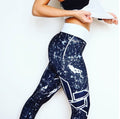 Women’s breathable digital print leggings by FitiqueFit, activewear stretch pants designed for comfort and flexible movement.