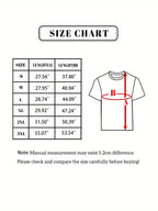 FitiqueFit summer printed T-shirt, short sleeve streetwear shirt with vibrant design, perfect for casual warm-weather style.