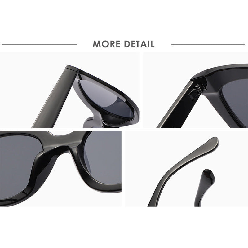 Large rim sunglasses for women by FitiqueFit, oversized fashion shades with bold frames and tinted lenses.