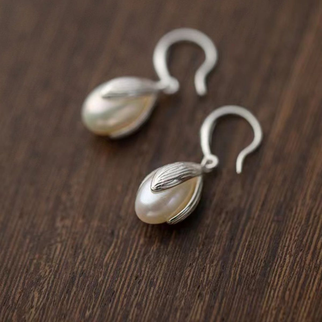 925 sterling silver drop earrings with elegant teardrop design, crafted by Shopimist for a stylish accessory.