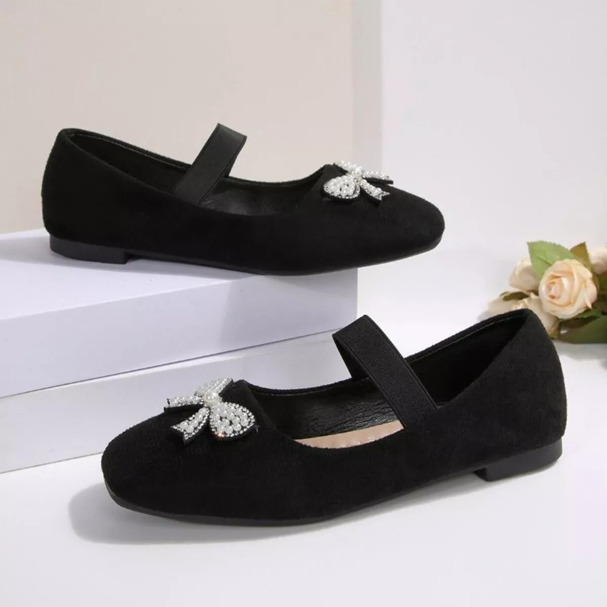 Shopimist square toe flats slip-ons with a sleek design, featuring a comfortable fit and stylish square toe shape.