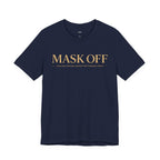Wear Your Worship Mask Off T-Shirt from the SEEN: Unmasked Collection, featuring a stylish black graphic tee with bold design.
