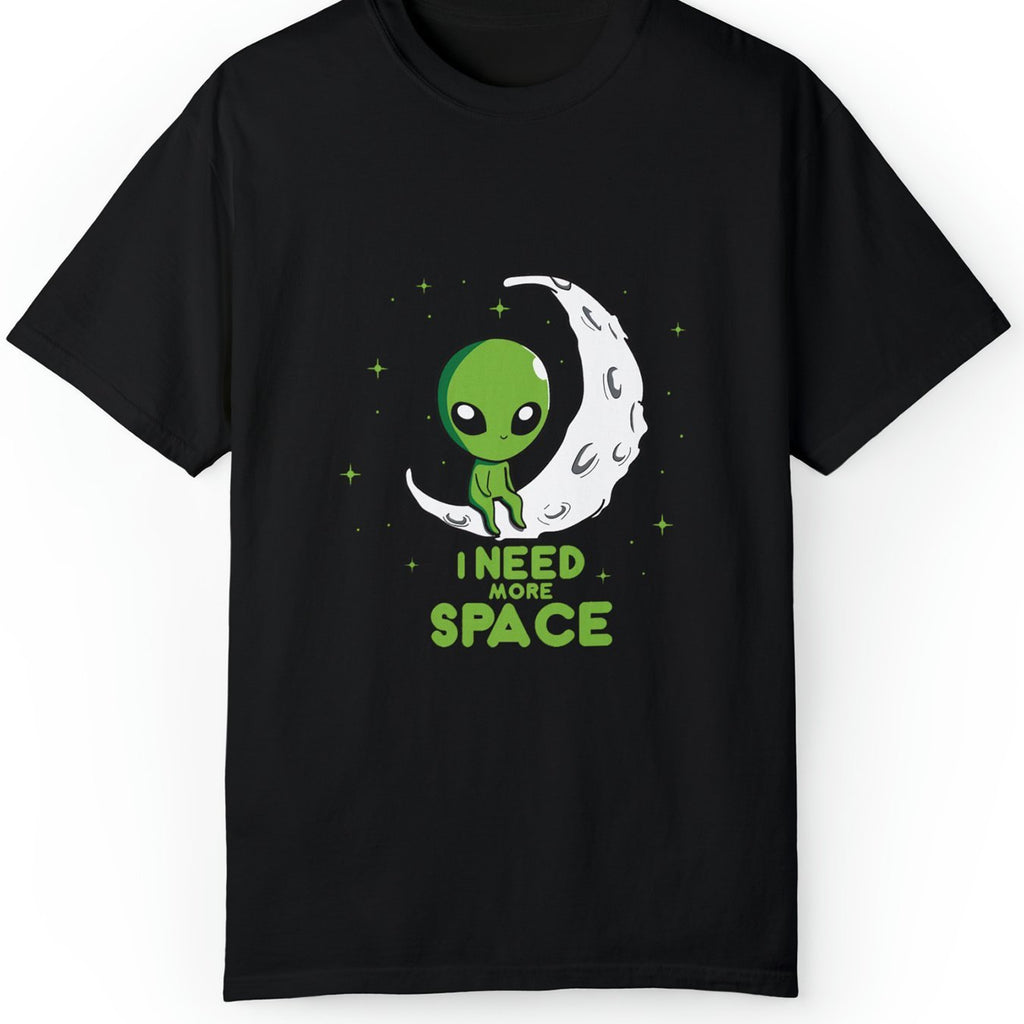Men's summer streetwear graphic shirt featuring an alien design, casual street style tee by Plush Fashion Hub.