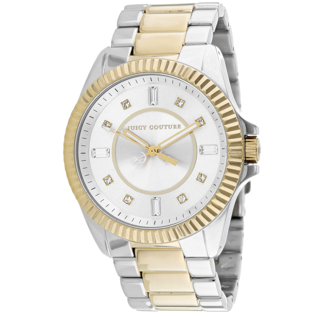 Juicy Couture Women's Stella watch with a stylish design, featuring a round face and elegant strap, perfect for fashion-forward wear