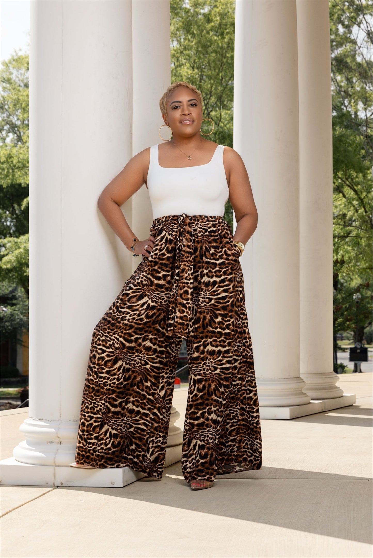 Wild Ambitions Leopard Print Jumpsuit The Bella Noire Store