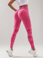Women’s seamless sports leggings from FitiqueFit, activewear with high-waisted design, stretchy fabric, and smooth, comfortable fit.