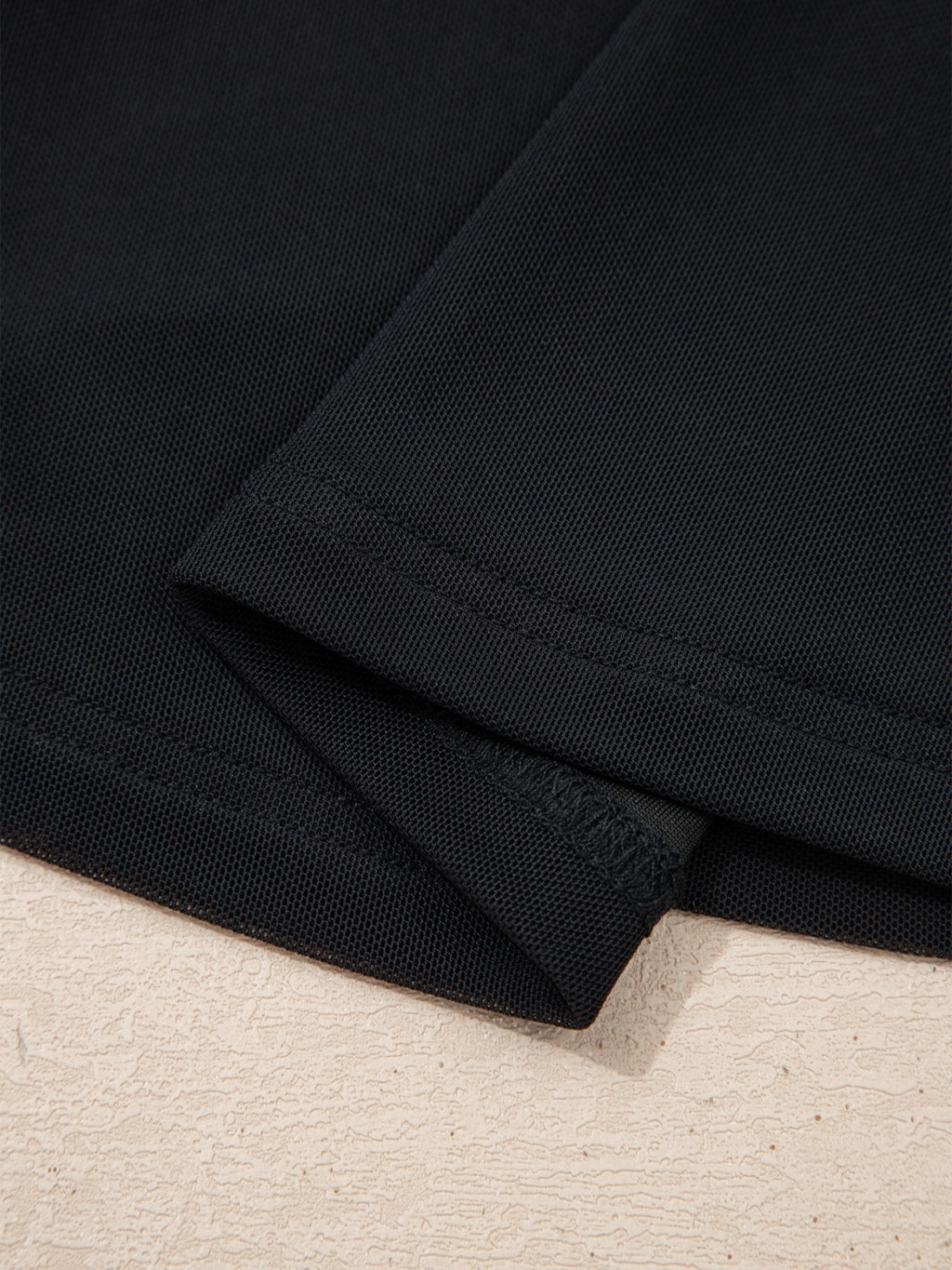 Women's sheer mesh patchwork cap sleeve t-shirt by Plush Fashion Hub, featuring elegant layering and stylish ring detailing.