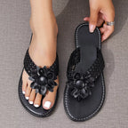 Shopimist flower toe post sandals featuring floral design and comfortable straps, perfect for warm-weather wear.