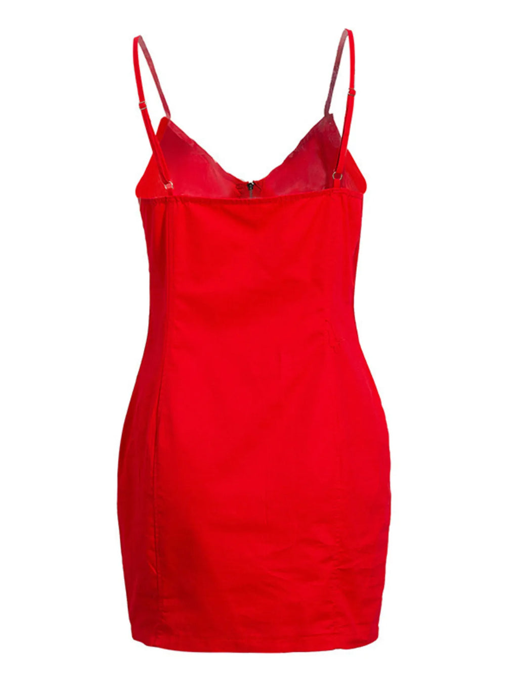 Plus size Shopimist full size zip-front bodycon mini dress, form-fitting design, black fabric, stylish and figure-hugging.