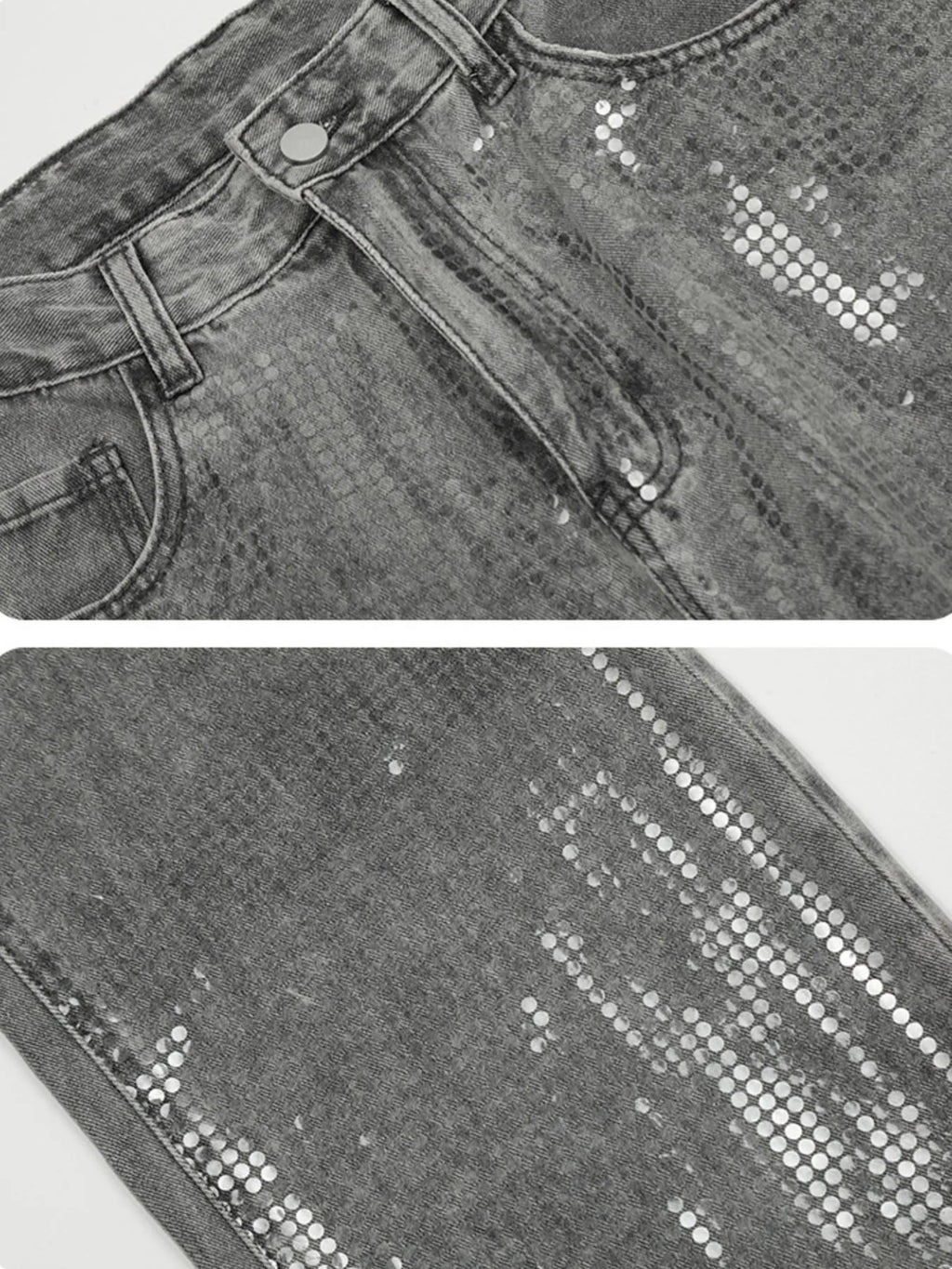 Men's straight-leg denim jeans by Plush Fashion Shop, showing front view with classic blue denim and straight-fit design.