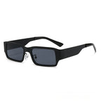 Fashion sunglasses with metal frame and UV protection, stylish eyewear from FitiqueFit with tinted lenses.