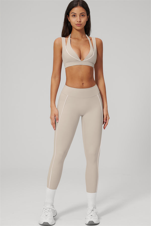 Fitglutes Activewear Clarity Contour Line sports bra and leggings 2-piece set, with sleek contour design and comfortable fit for workouts.